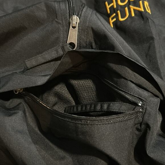 Mens Champion Hustle Fund Rain Hoodie Black Size X-Large - Picture 8 of 9